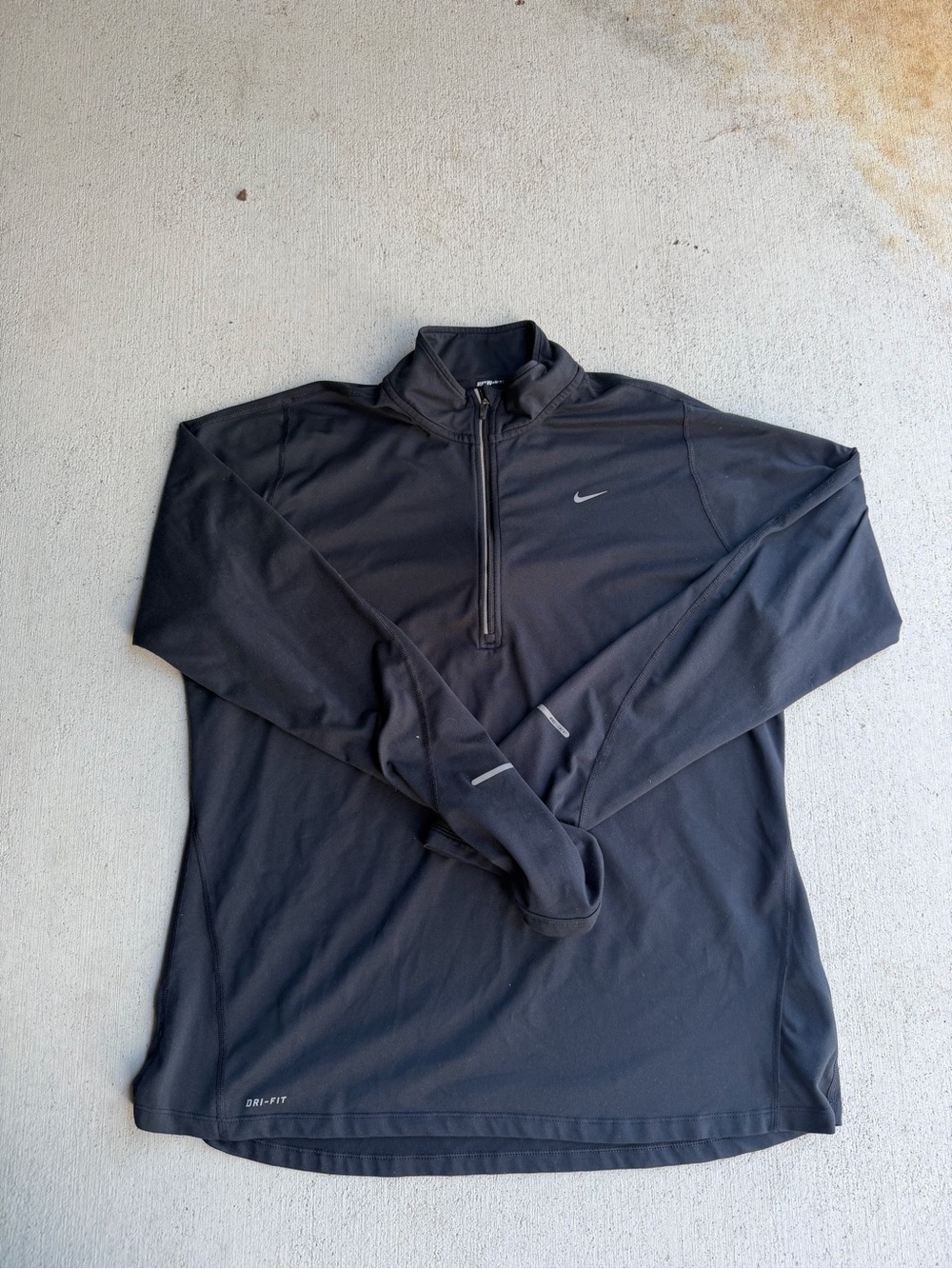 Nike Black Dri-FIT Half-Zip Performance Jacket